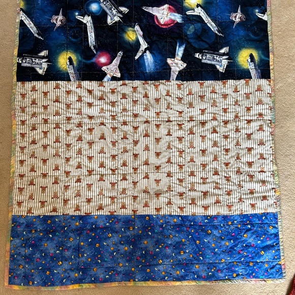 Quilt floor gazing for infants. 38”. By. 32” multi colors and novelty prints - Picture 9 of 9